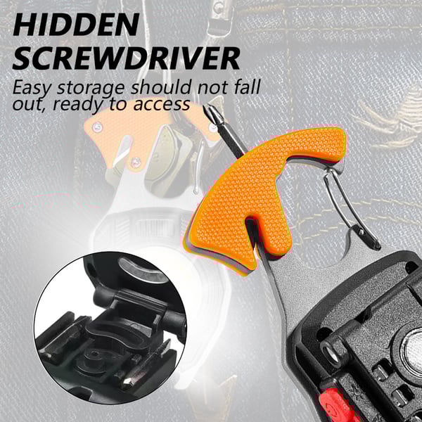 🔥2024 HOT SALE - Powerful Sxcpouw™ Multifunction Keychain Flashlight