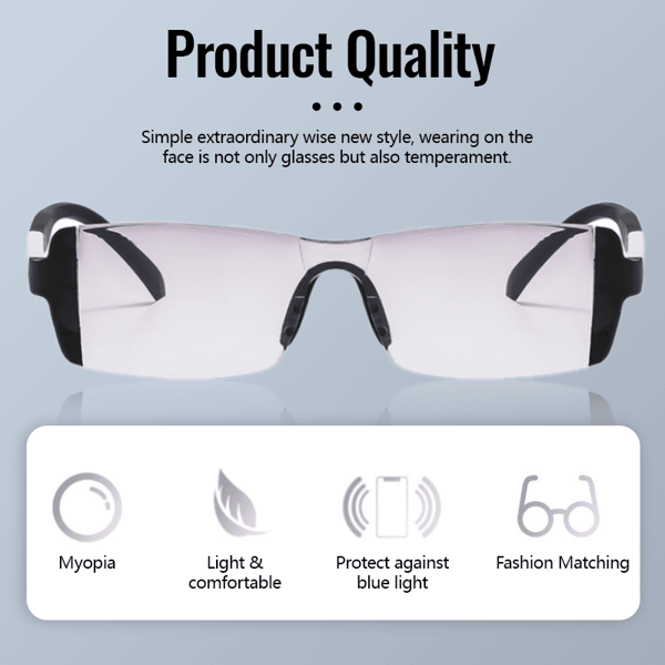 🔥Hot sale 🔥Blue Anti-Fatigue, Far and Near, Dual-purpose Reading Glasses