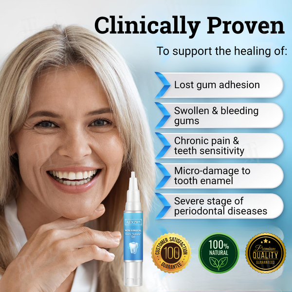 👨⚕️ Dentist's Choice : AEXZR® Non-Surgical Gum "Suture" Gel