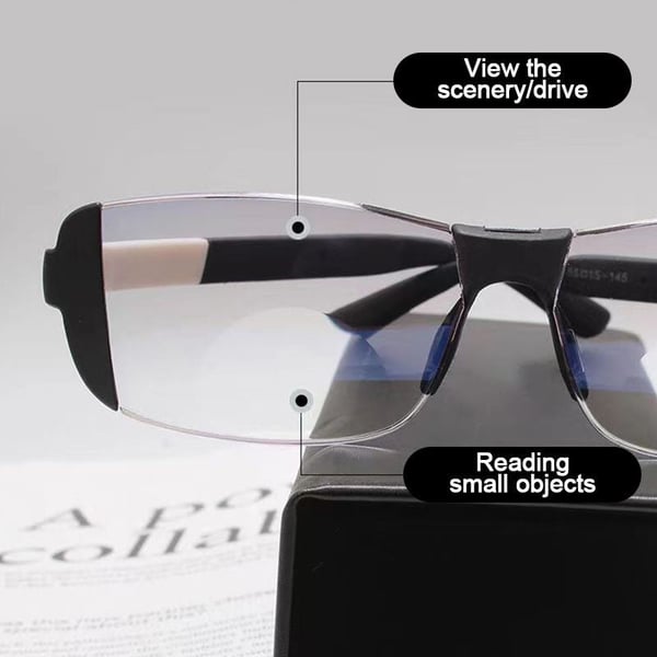 🔥Hot sale 🔥Blue Anti-Fatigue, Far and Near, Dual-purpose Reading Glasses