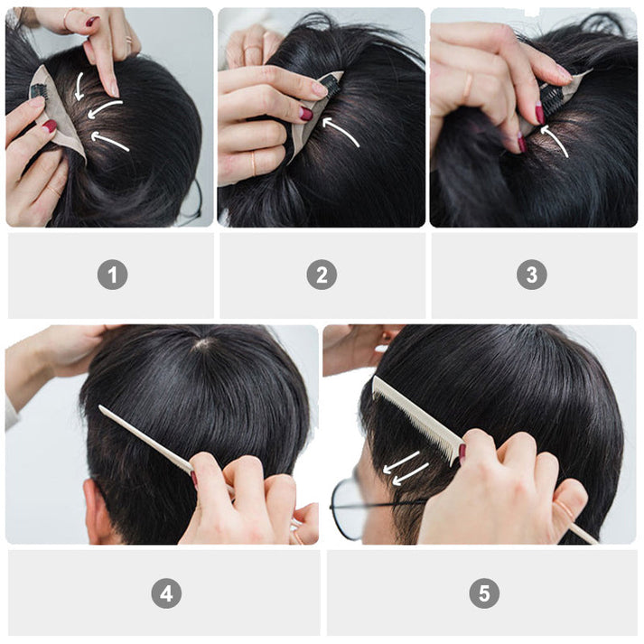 Realistic and Breathable Men's Hair Replacement Wigs【🎌From japan🎌】