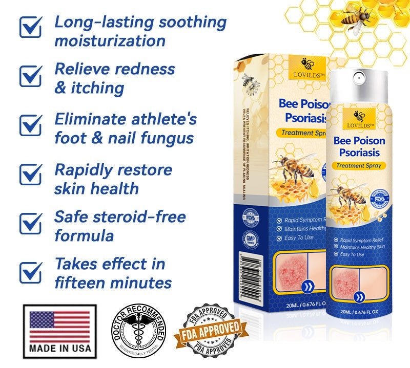 LOVILDS™ PsoriaHeal Bee Venom Psoriasis Treatment Spray pro