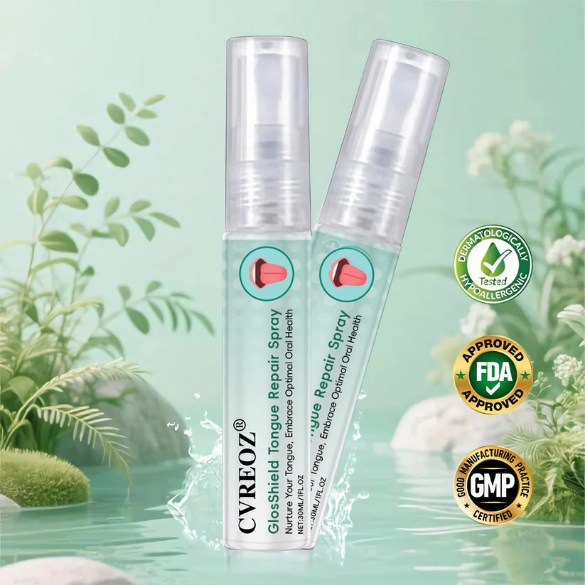 🔥 Special Deal: 70% OFF ⏰ CVREOZ® GlosShield Tongue Repair Spray 👅