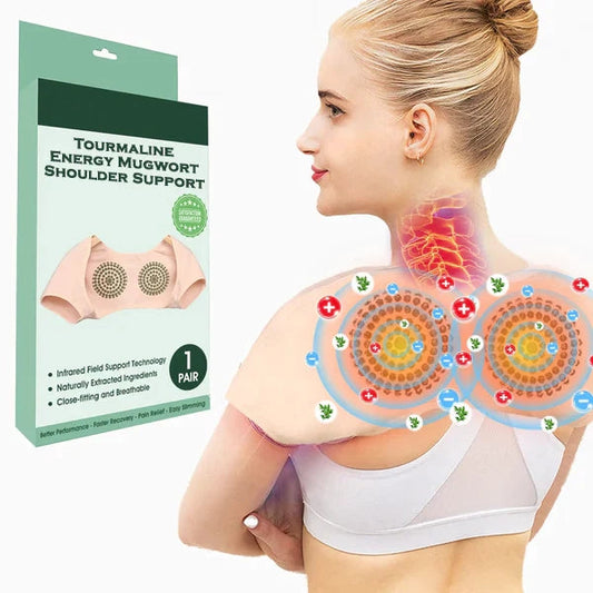 (🎁Limited time offer for one day)INBUZON™ Tourmaline Energy Mugwort Shoulder Rest
