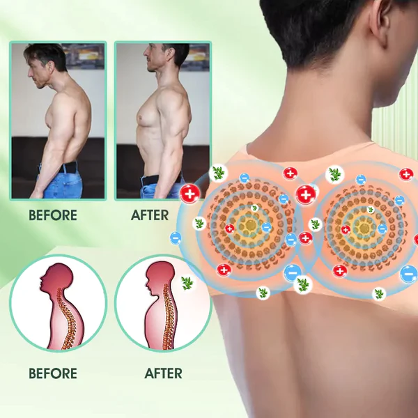 (🎁Limited time offer for one day)INBUZON™ Tourmaline Energy Mugwort Shoulder Rest