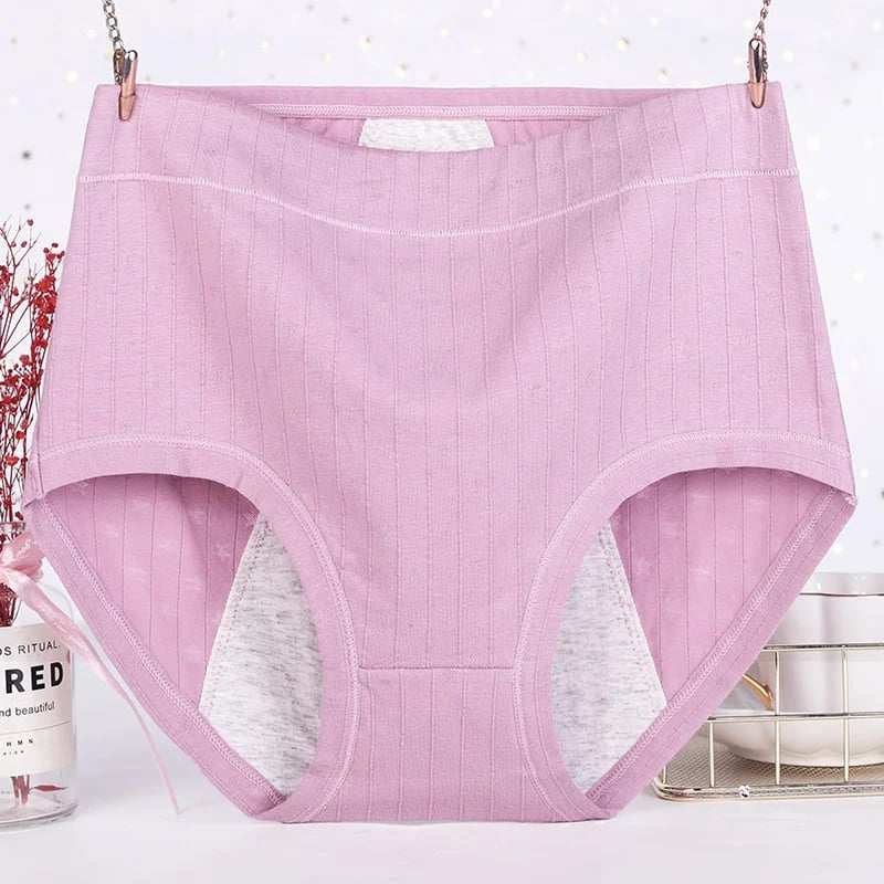 🔥  buy 1 get 1 free-High waist plus size cotton antibacterial and leak-proof physiological underwear