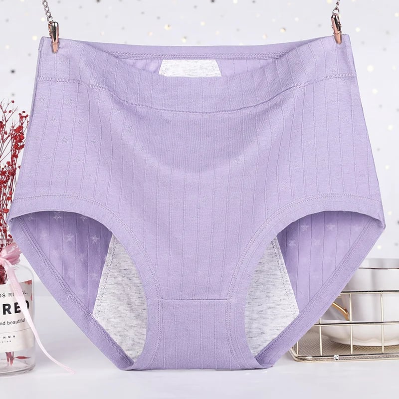 🔥  buy 1 get 1 free-High waist plus size cotton antibacterial and leak-proof physiological underwear