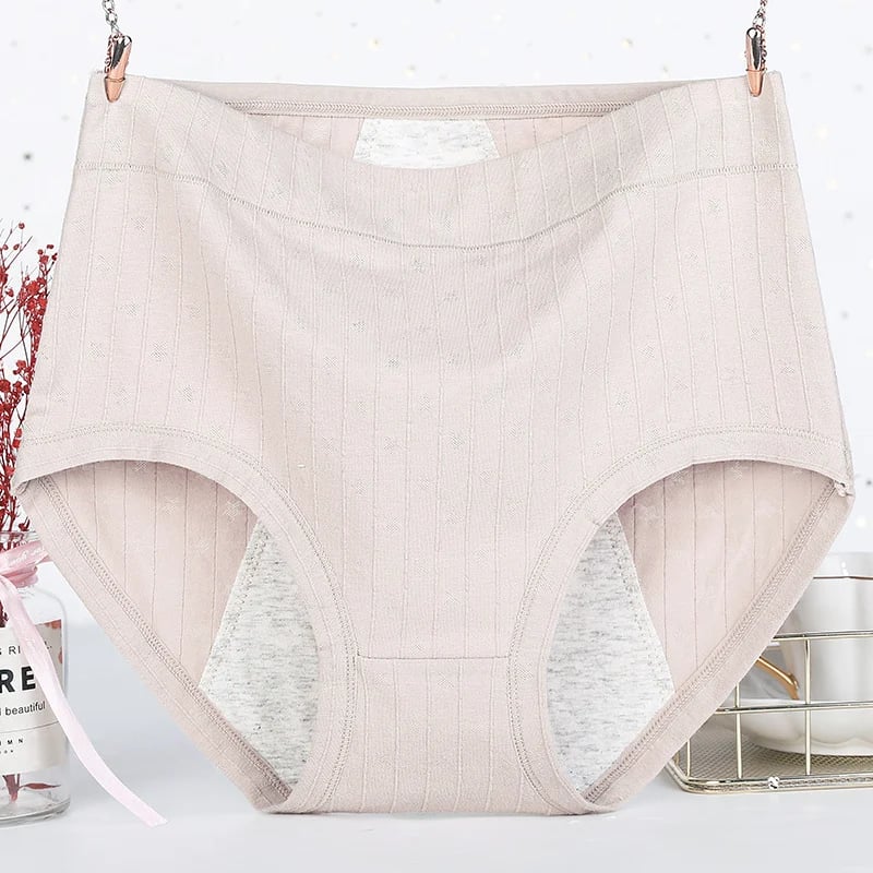 🔥  buy 1 get 1 free-High waist plus size cotton antibacterial and leak-proof physiological underwear