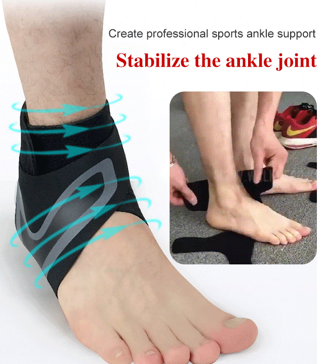 Anti-sprain ankle protection socks
