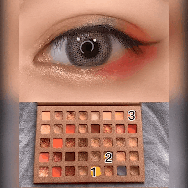 Hot-Selling Unicorn Eyeshadow Palette,40 colors/plate, matte, shimmer, a variety of textures.Easy to draw a beautiful and delicate eye makeup with it.