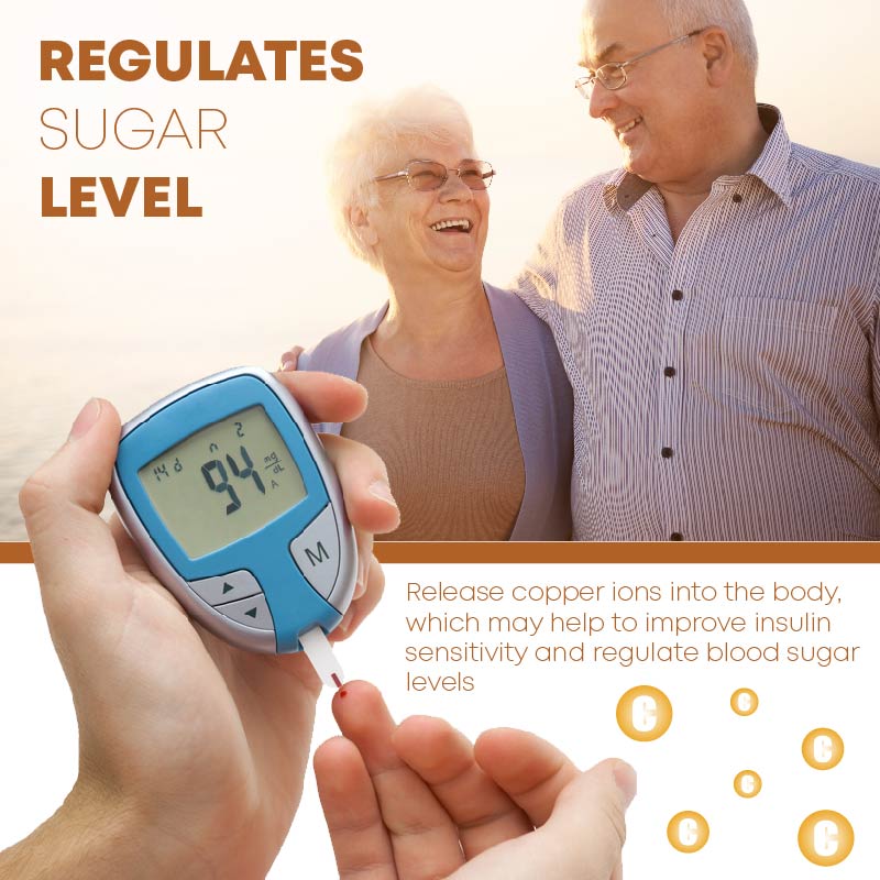 MediCopper Blood Sugar Regulation Medical Health Wristband