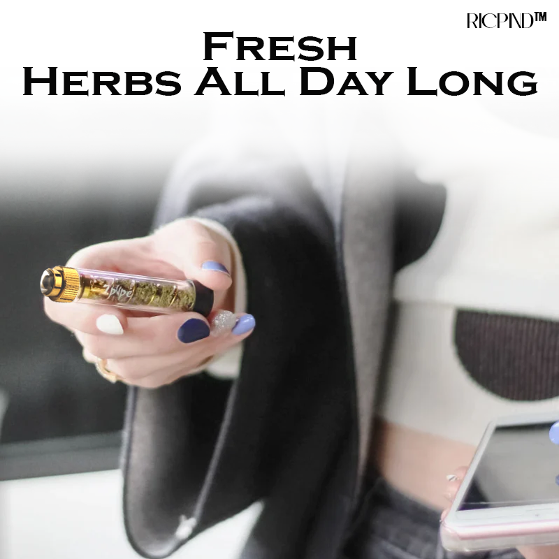 RICPIND Mini Glass SpiralDesign Pipe