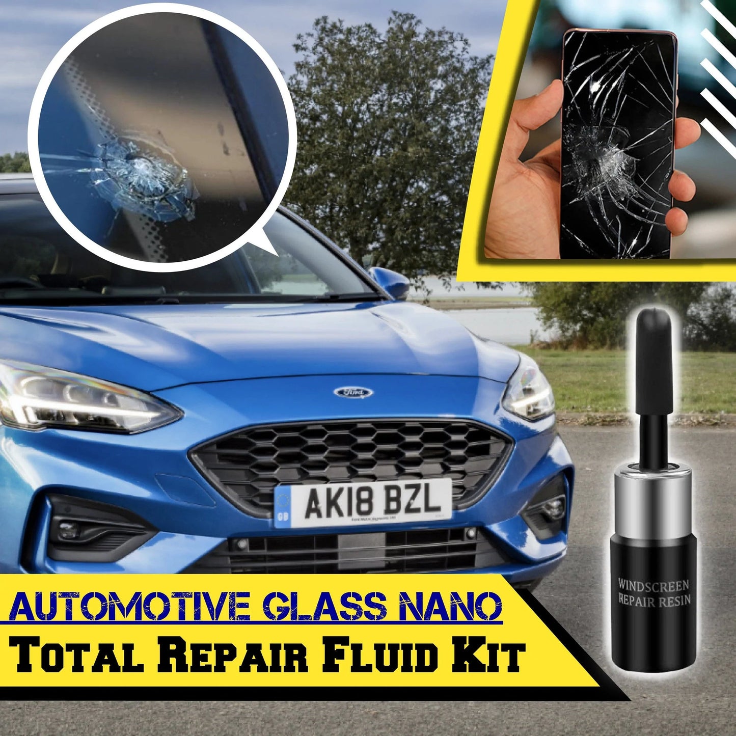 Phone Glass Nano Total Repair Fluid Kit