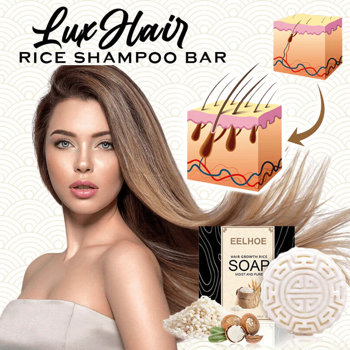 OriginPro AntiHair Loss Rice Shampoo Bar HUSEYA