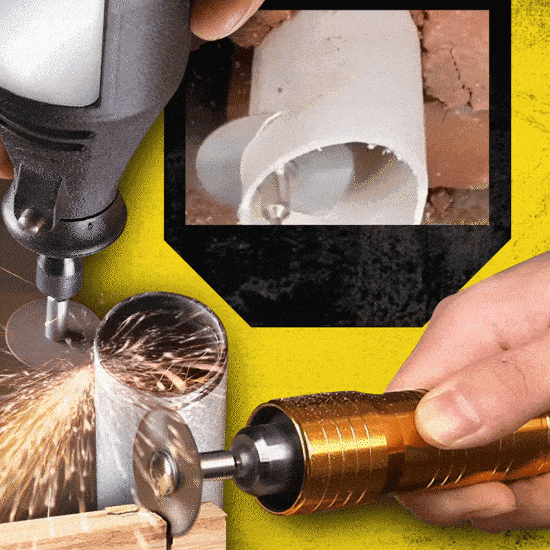 Disc Drill Blades and Mandrel (Set of 7) Home DazzyCandy