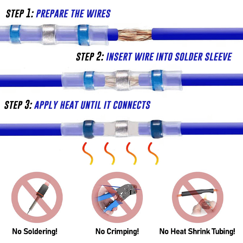 Waterproof Solder Wire Connectors