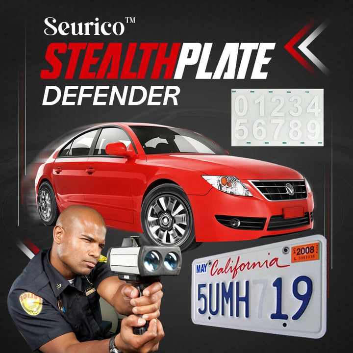 🛡️sxcpouw™ StealthPlate Defender-Car Number Plate Sticker