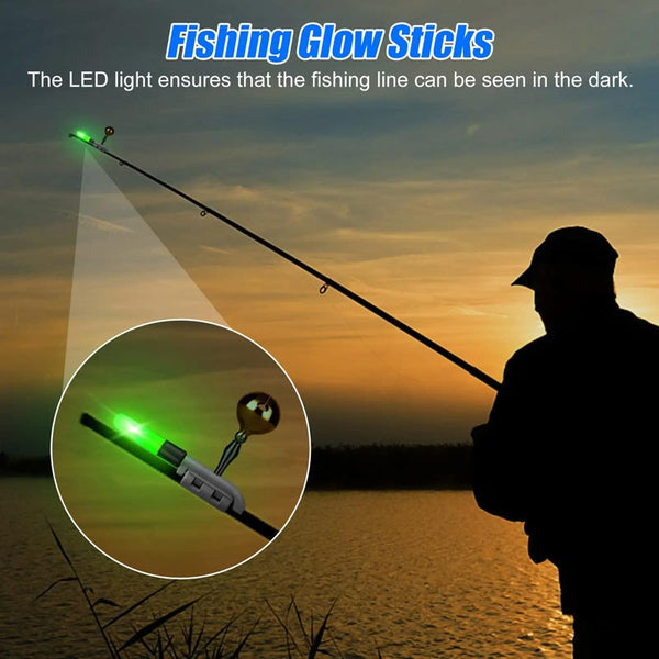 🎣Fishing Rod LED Light with Buzzer Bell🔥