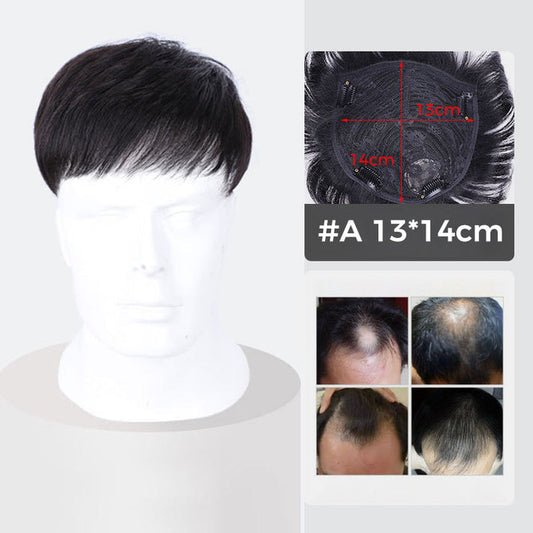 Realistic and Breathable Men's Hair Replacement Wigs