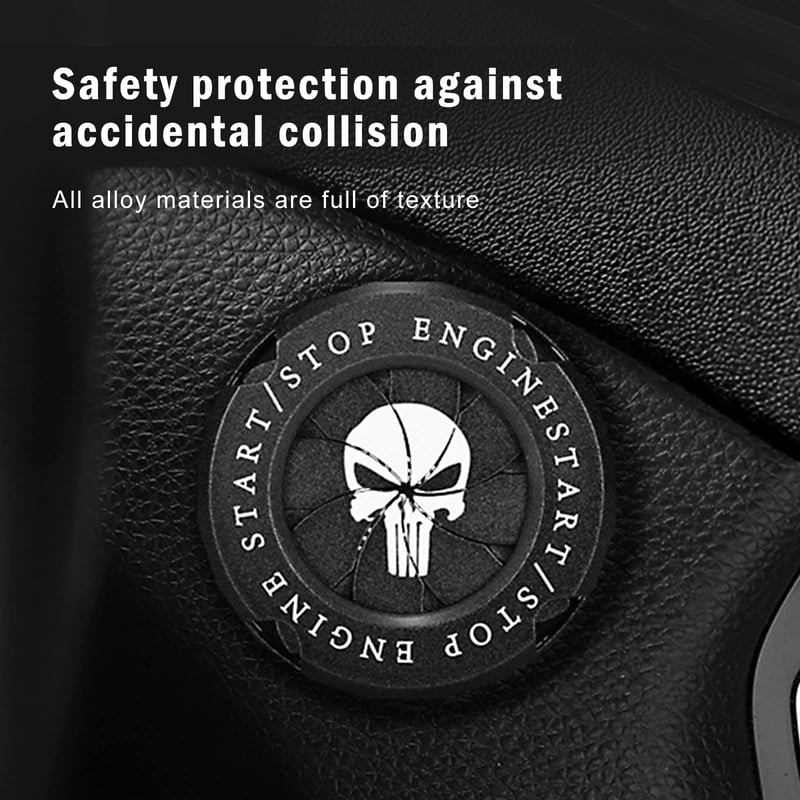 🔥Last Day Promotion - 49% OFF🎁⚡⚡Vehicle Start Button Zinc Alloy Cover