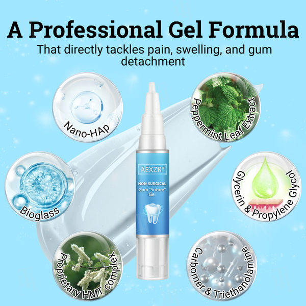 👨‍⚕️ Dentist's Choice : AEXZR® Non-Surgical Gum "Suture" Gel