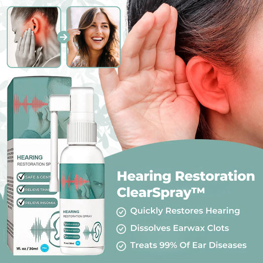 ClearSpray™ Restores Hearing by 93% In The First Week Of Use