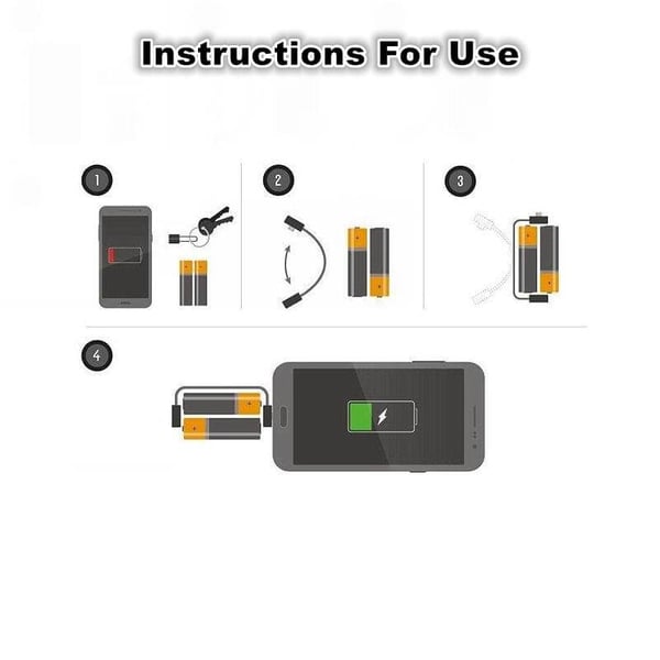 (🔥Hot Sale 49% OFF)Portable Emergency Phone Charger