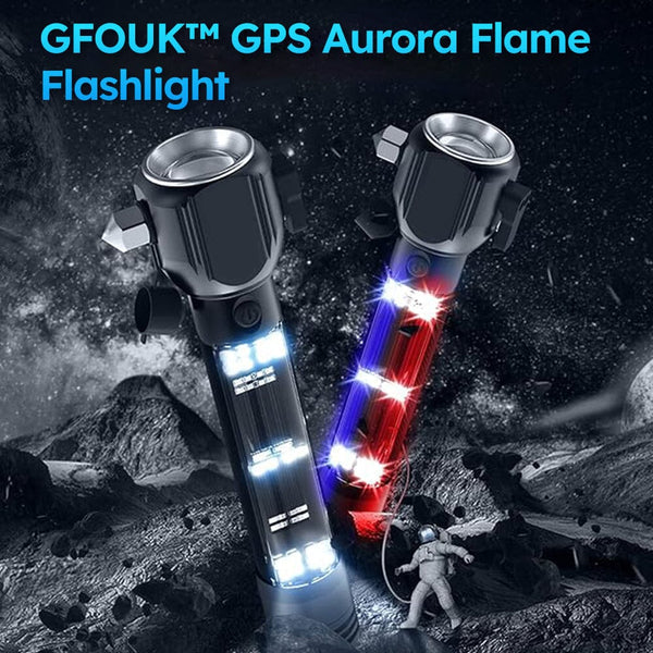 GFOUK™ GPS Aurora Flame Flashlight