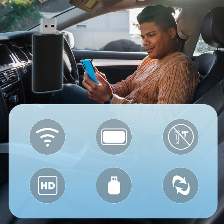 Mini Wireless CarPlay Adapter for iPhone