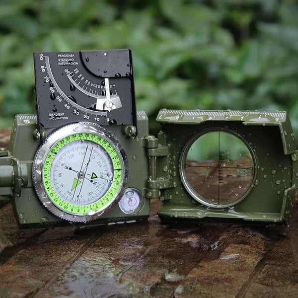 【FROM USA】Multifunctional Military Aiming Navigation Compass Compass 8 Reviews