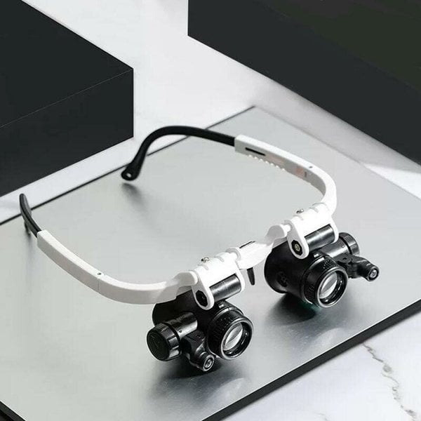 🎁Hot Sale 49% OFF⏳LED Glasses Magnifier🔥23x