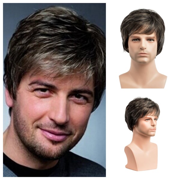 【Imported from Korea】Business natural and realistic full wig for medium-elderly men【HOT SALE- 48% OFF🔥🔥🔥】