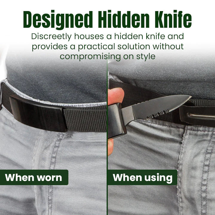 Ceoerty™ StealthShield Survival Knife Belt