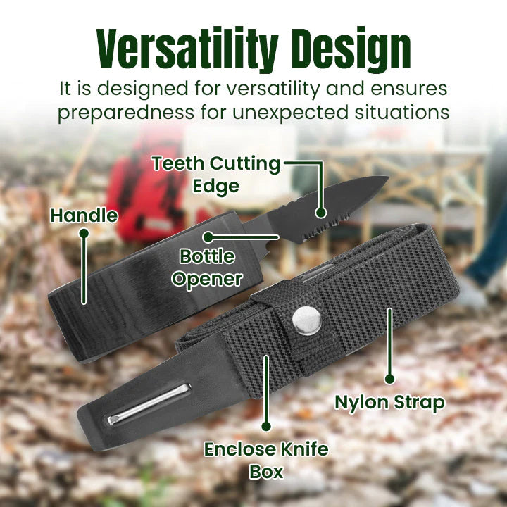 Ceoerty™ StealthShield Survival Knife Belt