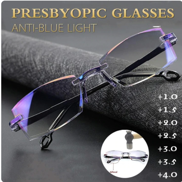 PROGRESSIVE & ANTI-BLUE EYEWEAR ULTRALIGHT READING GLASSES【3 Day Delivery-HOT SALE-45%OFF🔥🔥🔥】