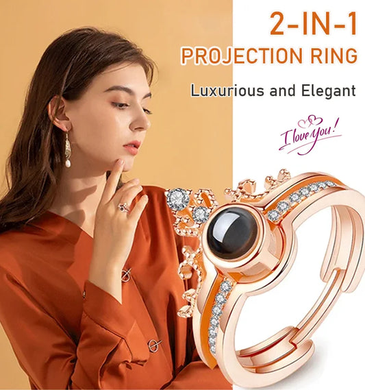 I Love You Projection Ring