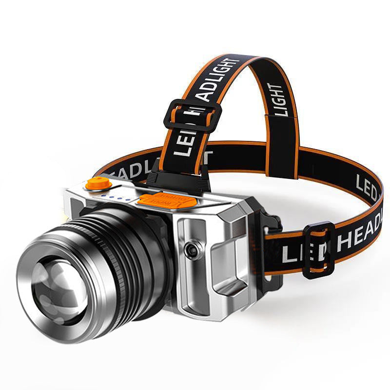 Rechargeable Bright LED Headlamp with Motion Sensor