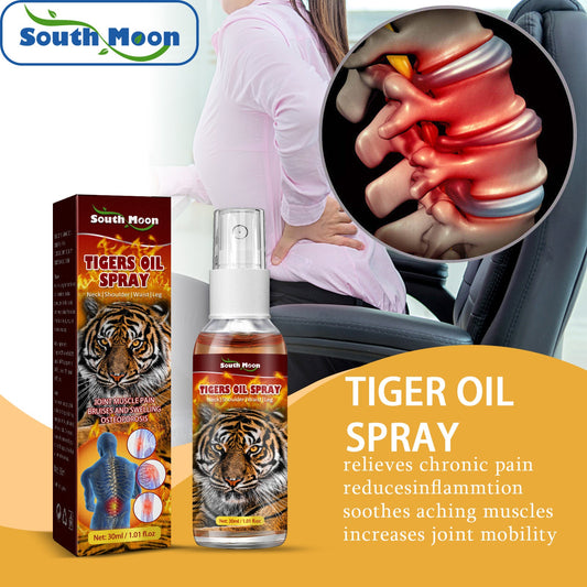 tiger oil spray It can improve blood circulation, relieve pain and itching, muscle soreness, strengthen local metabolism, reduce inflammation and swelling.