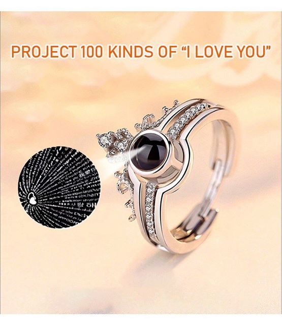 I Love You Projection Ring