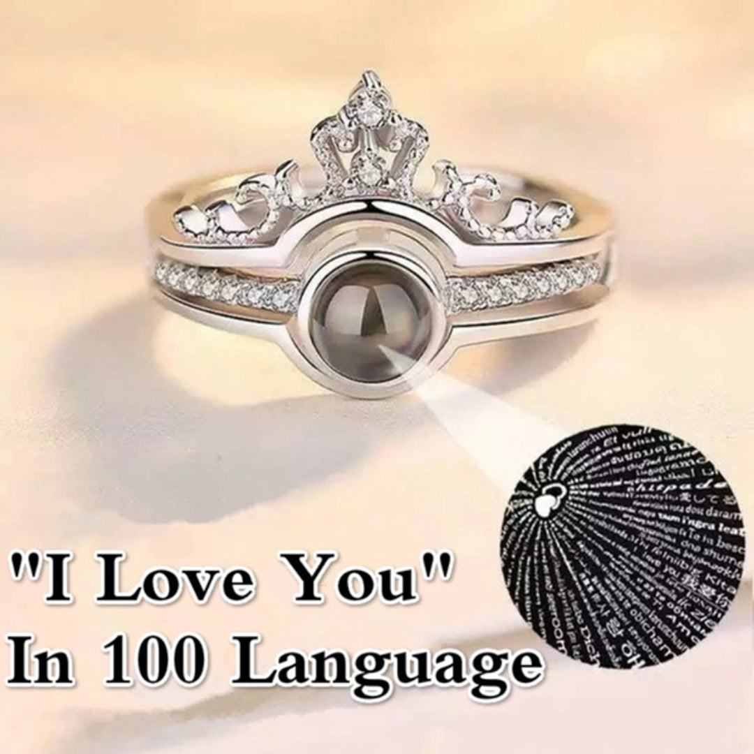 I Love You Projection Ring