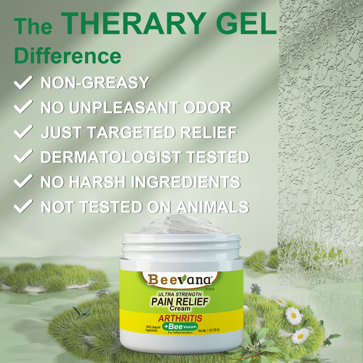 （🔥LAST DAY SALE-80% OFF) martoop™ Bee Venom Joint & Bone Therapy Cream (Full Body Recovery, Pure Natural Formula)