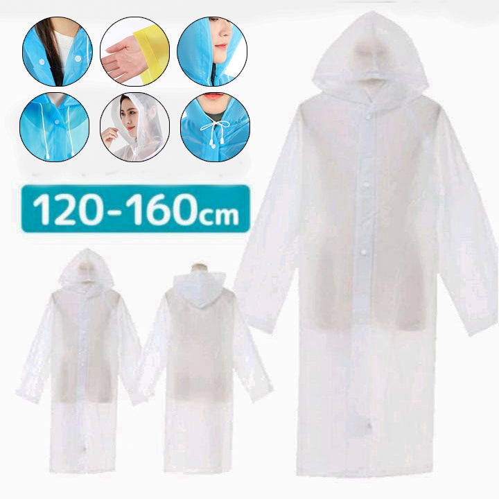 Thickened and extended raincoat, super waterproof