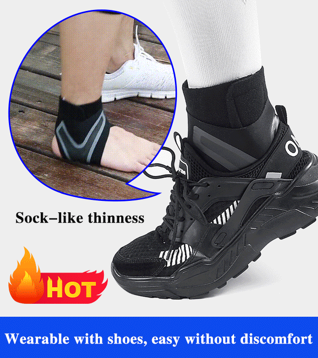 Anti-sprain ankle protection socks