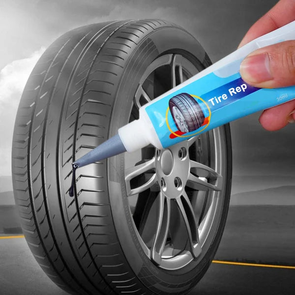 Strong tire repair glue, just 7 seconds