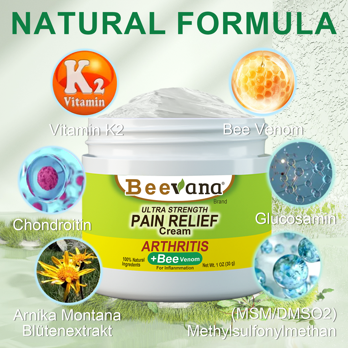 （🔥LAST DAY SALE-80% OFF) martoop™ Bee Venom Joint & Bone Therapy Cream (Full Body Recovery, Pure Natural Formula)