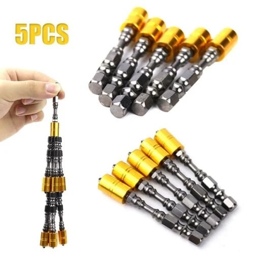 🔥5 Pcs Set Strong Magnetic Screwdriver Bits