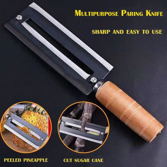 Sugar cane peeling knife, carbon steel does not rust, sharp and detachable.