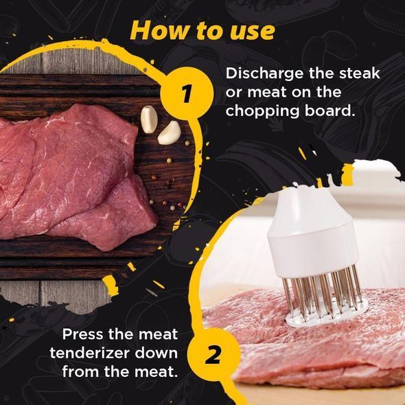 Quick Pin Press Meat Tenderizer