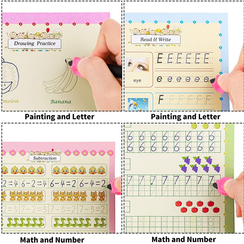 BOOKS FOR CALLIGRAPHY LEARN (SET OF 4 BOOCKS ( BUY 1 GET 1 FREE )