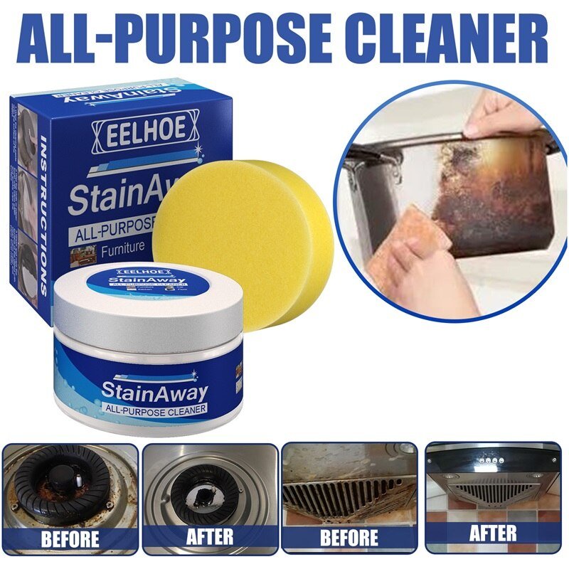 Powerful cleaning cream For stainless steel cookware cleaners, car leather, shoes, heavy kitchen grease and all other hard to remove stains